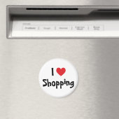 Aimant J'adore faire du shopping (In Situ (Lave-vaisselle))