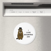 Aimant J'adore Groundhog Day (In Situ (Lave-vaisselle))