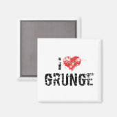 Aimant J'adore Grunge (Recto/Verso)