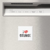 Aimant J'adore Grunge (In Situ (Lave-vaisselle))