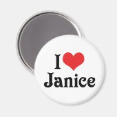 Aimant J'adore Janice (Recto/Verso)