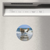 AIMANT J'ADORE LA MAGNÈTE DES CHEVAUX (In Situ (Lave-vaisselle))