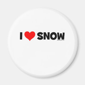 Aimant J'adore la neige