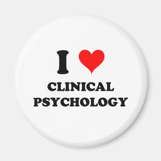 Aimant J'adore la psychologie clinique (Devant)