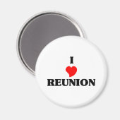 Aimant J'adore la Réunion (Recto/Verso)