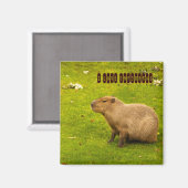 Aimant J'adore l'aimant Capybaras (Recto/Verso)