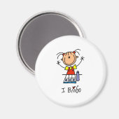 Aimant J'adore le Bingo (Recto/Verso)