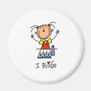 Aimant J'adore le Bingo