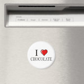 Aimant J'adore le chocolat (In Situ (Lave-vaisselle))
