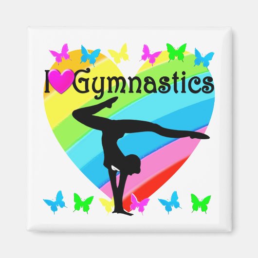 AIMANT J'ADORE LE DESIGN GYMNASTIQUE (Devant)