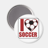 Aimant J'adore le football ! (Recto/Verso)