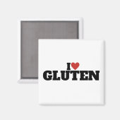 Aimant J'adore le gluten (Recto/Verso)
