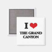 Aimant J'adore le Grand Canyon (Recto/Verso)