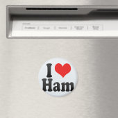 Aimant J'adore le jambon (In Situ (Lave-vaisselle))