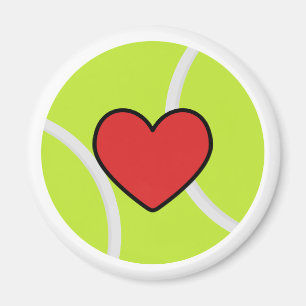 Aimant j'adore le tennis