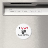 Aimant J'adore les Blackberry (In Situ (Lave-vaisselle))