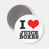 AIMANT J'ADORE LES BOÎTES DE JUS (Recto/Verso)
