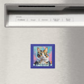 Aimant J'adore les chats ! (In Situ (Lave-vaisselle))