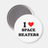 Aimant J'adore les chauffeurs spatiaux (Recto/Verso)