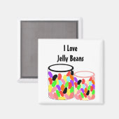 Aimant J'adore les Jelly Beans (Recto/Verso)