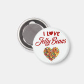 Aimant J'adore les Jellybeans (Recto/Verso)