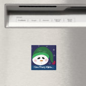 Aimant J'adore les Nuits Frosty (In Situ (Lave-vaisselle))