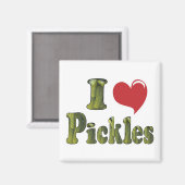 Aimant J'adore les Pickles (Recto/Verso)
