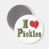 Aimant J'adore les pickles (Recto/Verso)