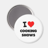 Aimant J'adore les spectacles de Cuisine (Recto/Verso)