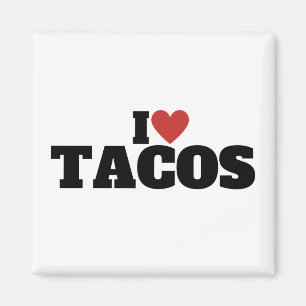 Aimant J'adore les tacos