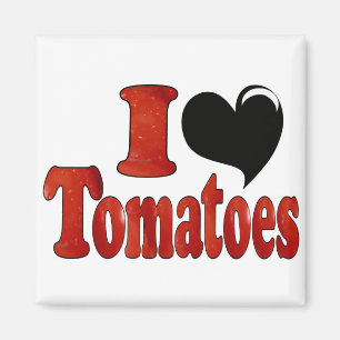 Aimant J'adore les Tomates