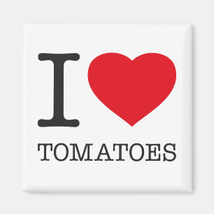AIMANT J'ADORE LES TOMATES