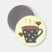 Aimant J'adore mon café... (Recto/Verso)