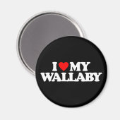 AIMANT J'ADORE MON WALLABY (Recto/Verso)