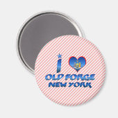 Aimant J'adore Old Forge, New York (Recto/Verso)
