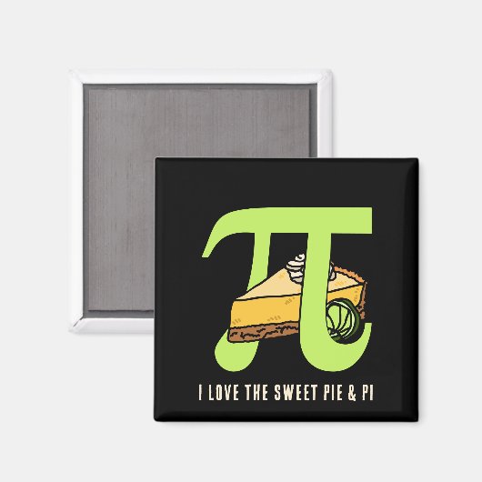 Aimant J'ADORE PIE ET PI Day (Recto/Verso)