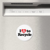Aimant J'adore recycler l'aimant (In Situ (Lave-vaisselle))