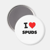 Aimant J'adore Spuds (Recto/Verso)
