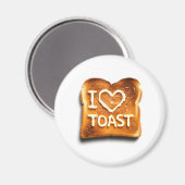 Aimant J'adore Toast (Recto/Verso)