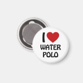 Aimant J'adore Water polo (Recto/Verso)