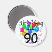 Aimant J'ai 90 ans. (Recto/Verso)