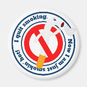 Aimant J'ai arrêté de fumer pour mon look (Devant)