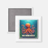 Aimant J'ai besoin de vacances (Recto/Verso)