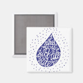 Aimant J'Ai Besoin De Vous Comme De L'Eau (Recto/Verso)