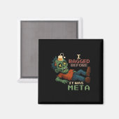 Aimant J'ai boursouflé avant que ce soit Meta Pixel Zombi (Recto/Verso)