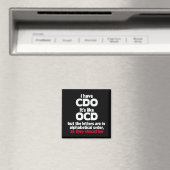 Aimant J'ai CdO - C'est comme TOC mais les lettres sont d (In Situ (Lave-vaisselle))