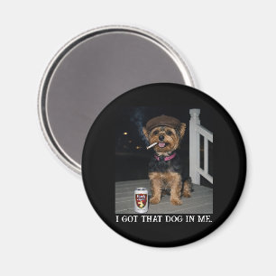 Aimant J'ai Ce Chien En Moi, Personnalité Drôle De Yorkie