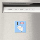 Aimant J'ai coeur Sheep (In Situ (Lave-vaisselle))