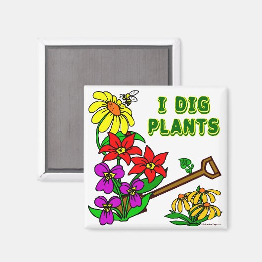 Aimant J'Ai Creg Plante Gardener Dit (Recto/Verso)