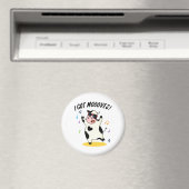 Aimant J'Ai Des Mooos Drôle Dansant Pun De Vache (In Situ (Lave-vaisselle))